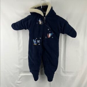 ZX Snowboarding - Baby Snow Gear - Newborn (0-3 Months) - Very Warm - Navy